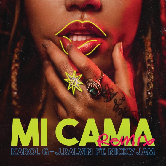 Cover artwork for Mi Cama (feat. Nicky Jam)