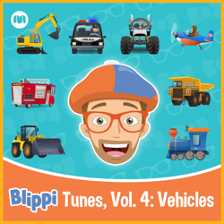 Blippi Tunes, Vol. 4: Vehicles - Blippi Cover Art