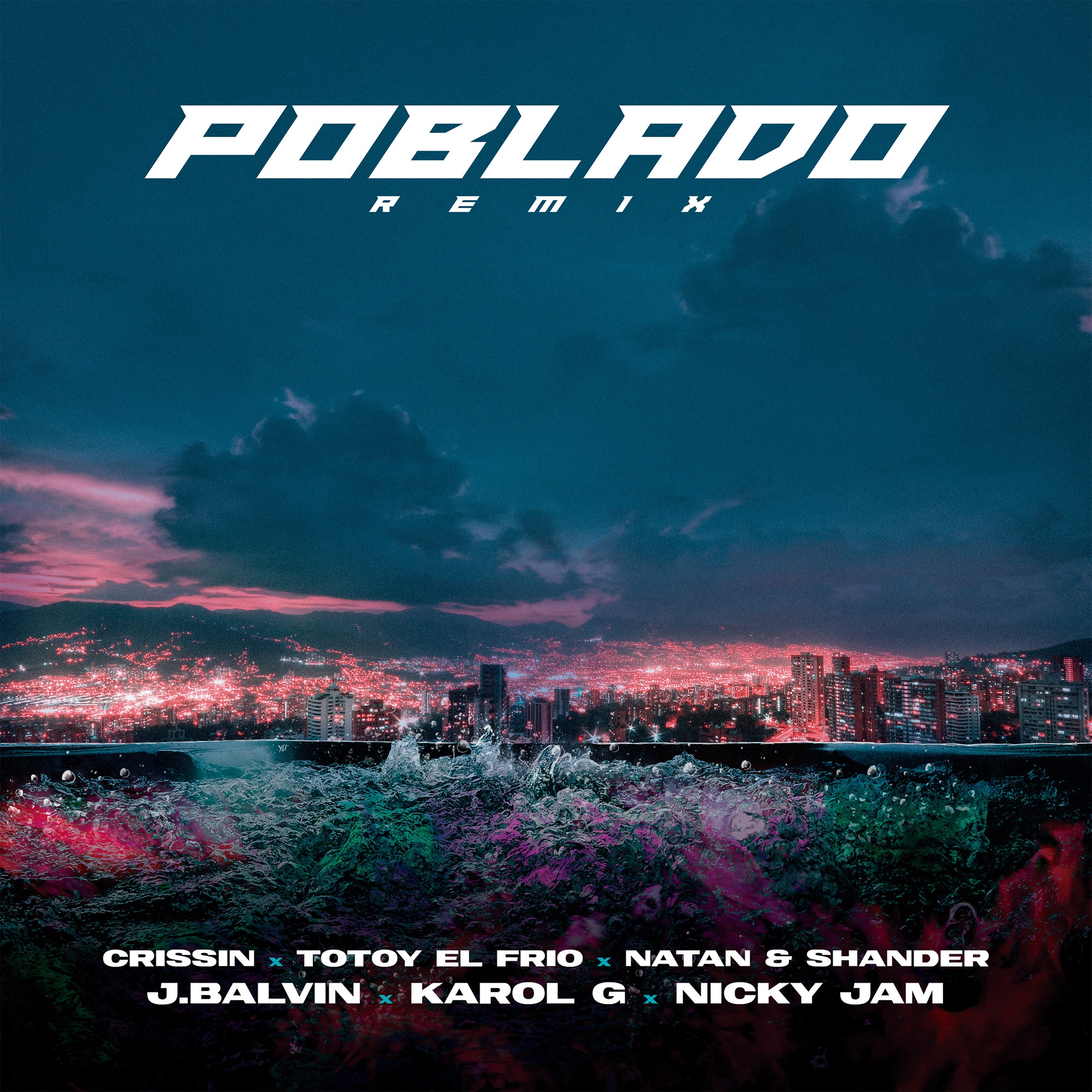 J Balvin, KAROL G & Nicky Jam - Poblado (feat. Crissin, Totoy El Frio & Natan & Shander) - Single