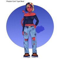 Album cover for Playboi Carti Type Beat by Prod. Taishx