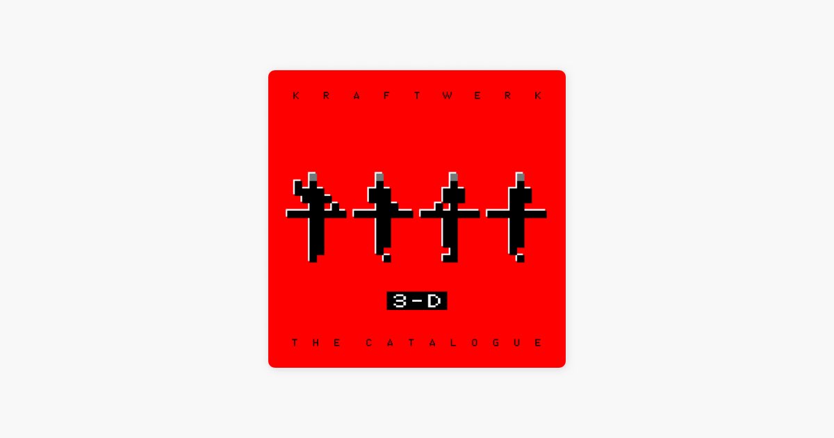 KRAFTWERK 3‐D THE CATALOGUE Kraftwerk – 3-D (The Catalogue) – Box Set (Repress): 8 x CD, 2021