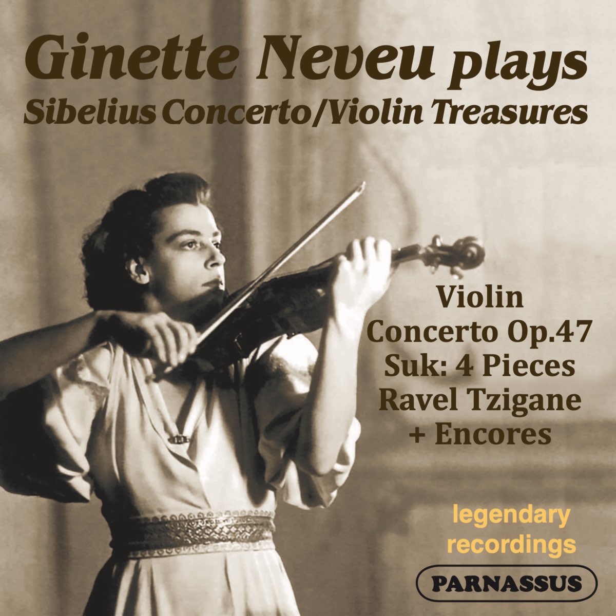 Ginette Neveu Plays Sibelius Concerto & Violin Treasures - ジネット・ヌヴーのアルバム -  Apple Music