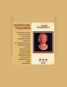 Listen to Jeanne-d'Arc Charlebois, watch music videos, read bio, see tour dates & more!