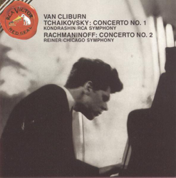 Tchaikovsky: Piano Concerto No. 1 - Rachmaninov: Piano Concerto No. 2 - Van Cliburn, The RCA Symphony Orchestra &amp; Chicago Symphony Orchestra Cover Art