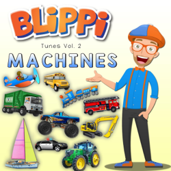 Blippi Tunes, Vol. 2: Machines (Music for Toddlers) - Blippi Cover Art