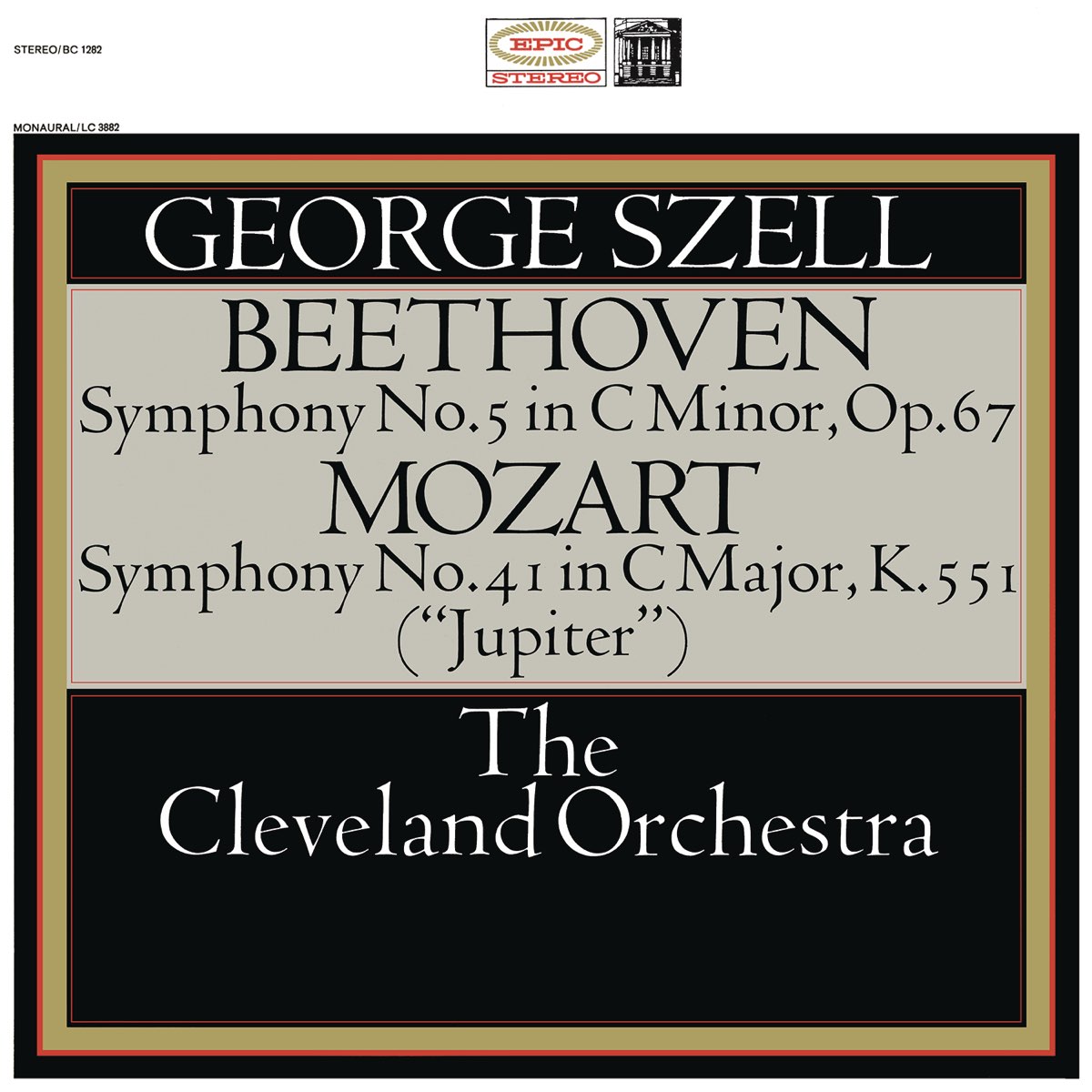 ‎Beethoven: Symphony No. 5, Op. 67 - Mozart: Symphony No. 41, K. 551 ...