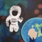 Wie ein Astronaut artwork