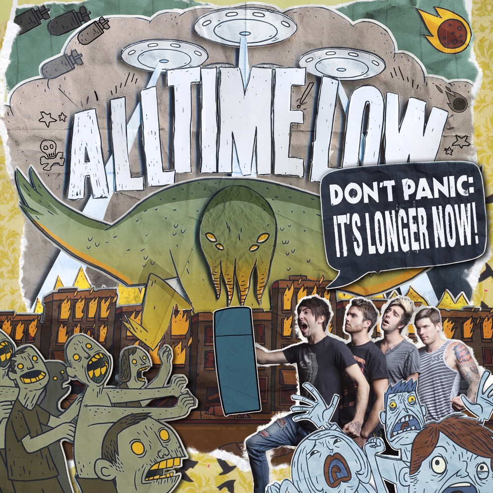 Don't Panic: It's Longer Now! by All Time Low album cover