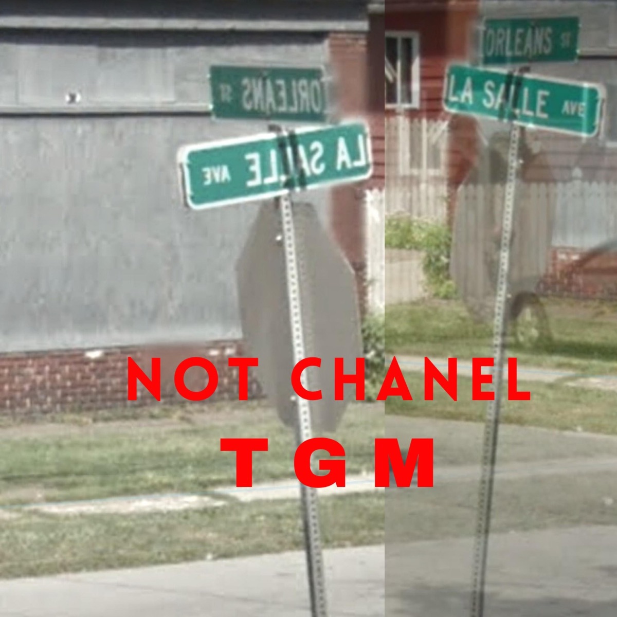 Chanel Street Sign 