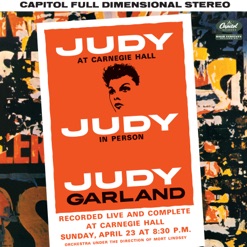 JUDY AT CARNEGIE HALL cover art