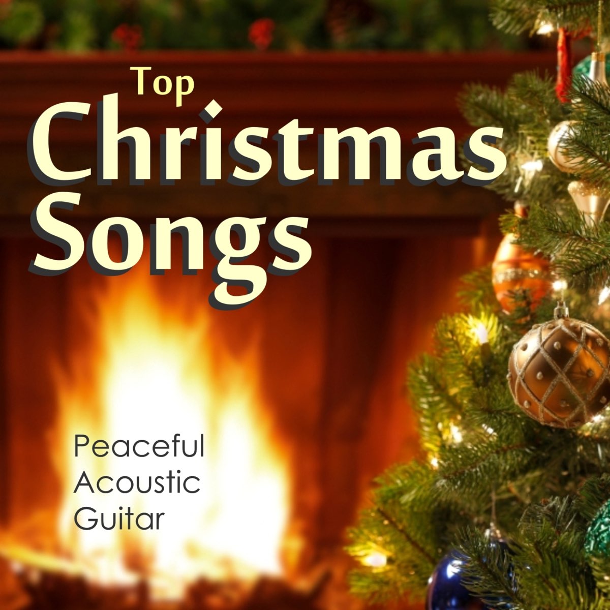 ‎Top Christmas Songs Peaceful Acoustic Guitar Album by Instrumental