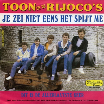 Je Zei Niet Eens Het Spijt Me - Single