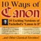 Pachelbel Canon In D - Solo Piano (Cannon, Kanon) - Michael Silverman lyrics