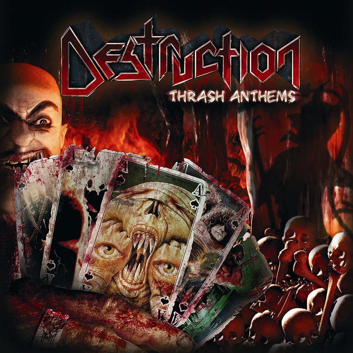 Трэш альбомы. Группа ДЕСТРУКТИОН. Destruction обложки альбомов. Destruction Thrash Anthems II.