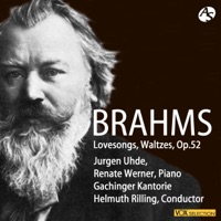 BRAHMS: Lovesongs, Waltzes, op.52 / Gächinger Kantorei, Helmuth Rilling, Conductor