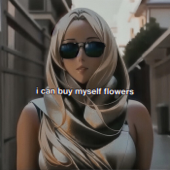 Flowers (I Can Buy Myself Flowers) [Remix] song art