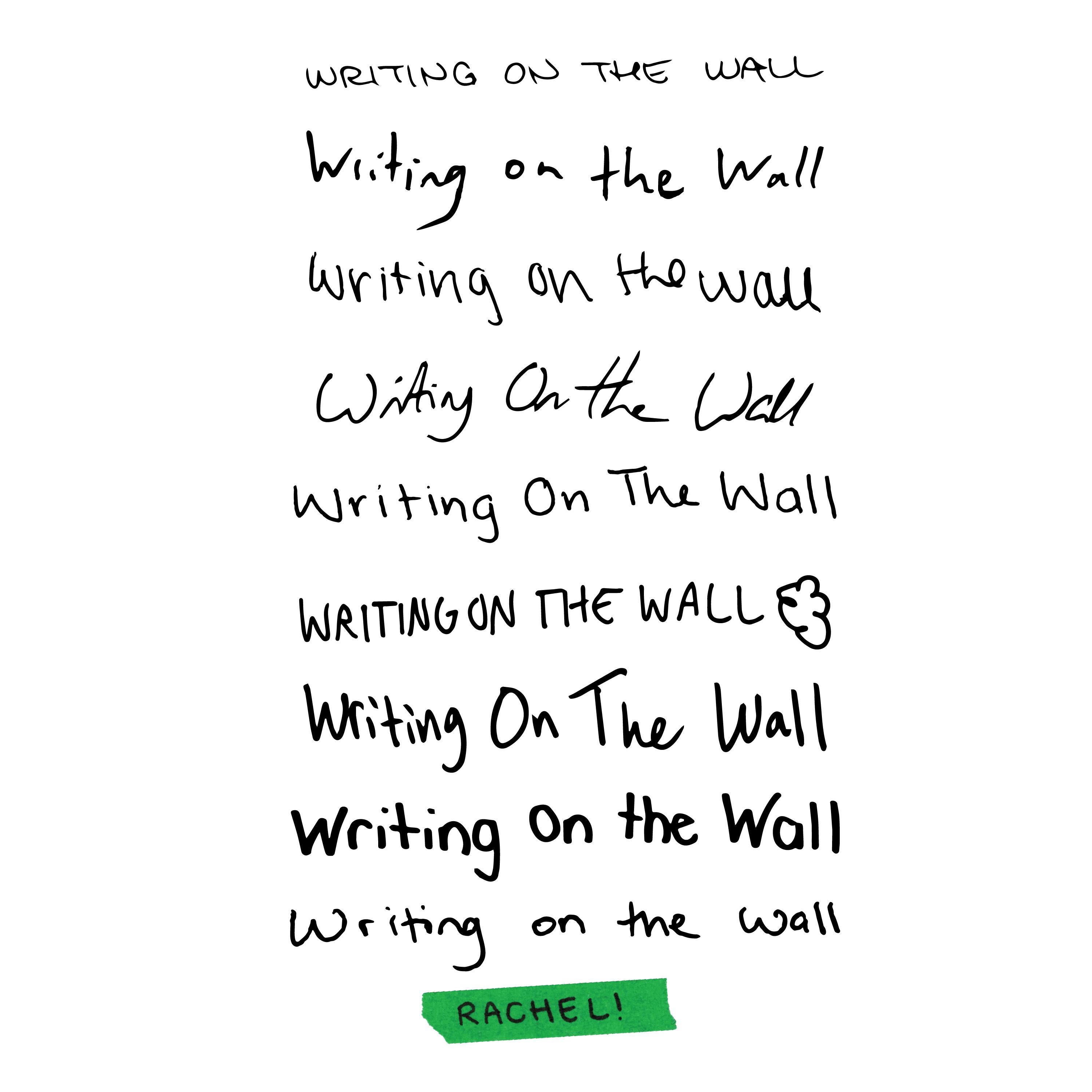 Writing on the Wall - Single