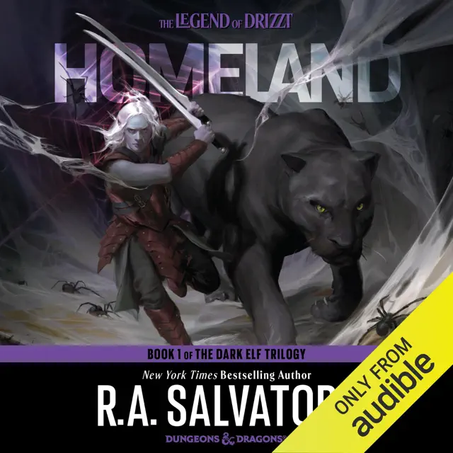 Homeland: Legend of Drizzt: Dark Elf Trilogy, Book 1 (Unabridged)