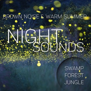 Brown Noise & Warm Summer Night Sounds , Loopable (Swamp, Forest, Jungle)