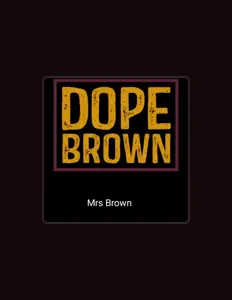 Dengarkan Dope Brown, tonton video musik, baca bio, lihat tanggal tur & lainnya!