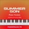 Summer Son - Pianostalgia FM lyrics