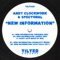 New Information (James Teej & .lacey Remix) - Andy Clockwork & Spectoral lyrics