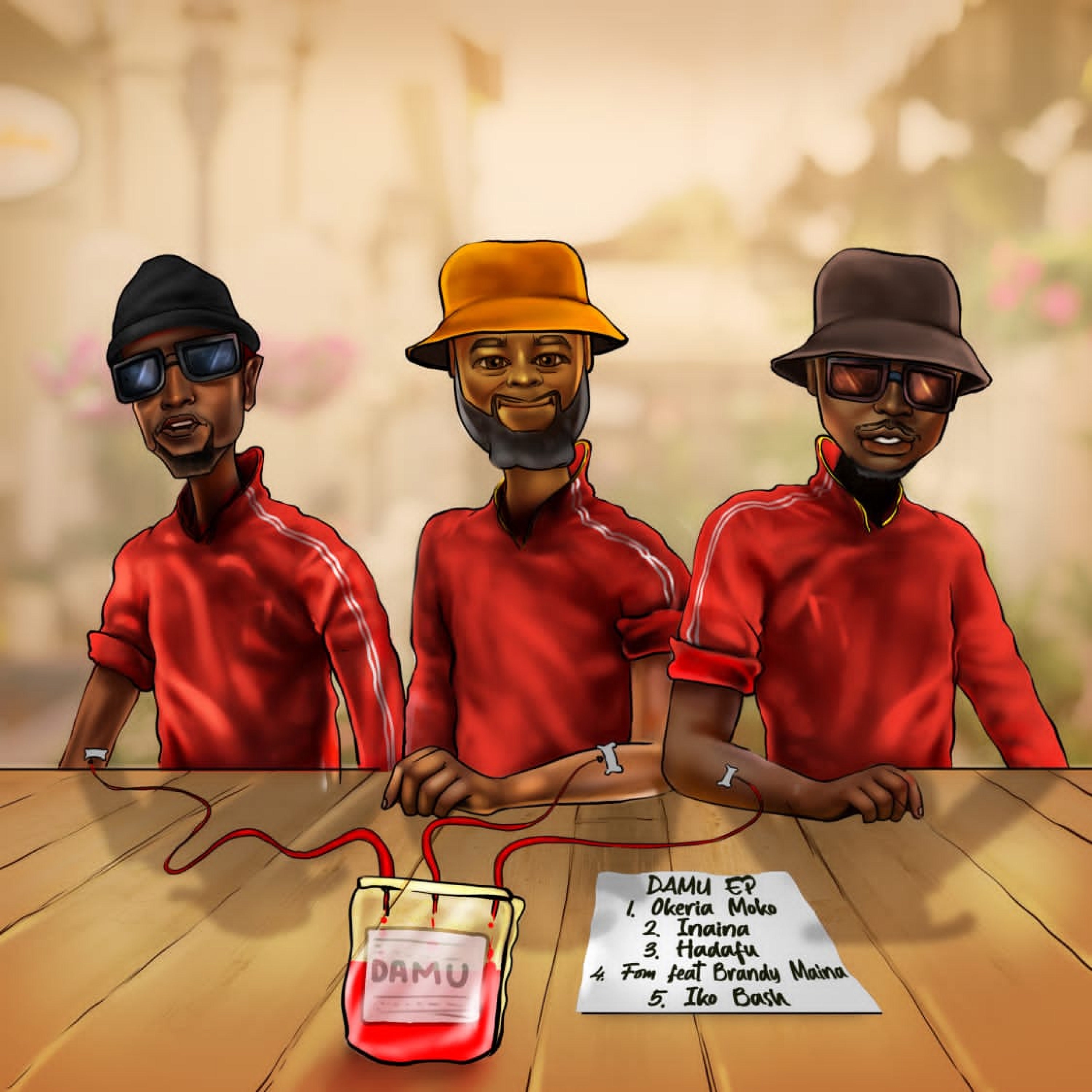 DAMU (DAMU is an EP about Magic that blooms when DAnce and MUsic are expressed all together.DAMU is a Swahili word that means Blood. So DAnce and MUsic(DAMU) is in our blood & it cuts on all our experiences and future goals as a trio.)