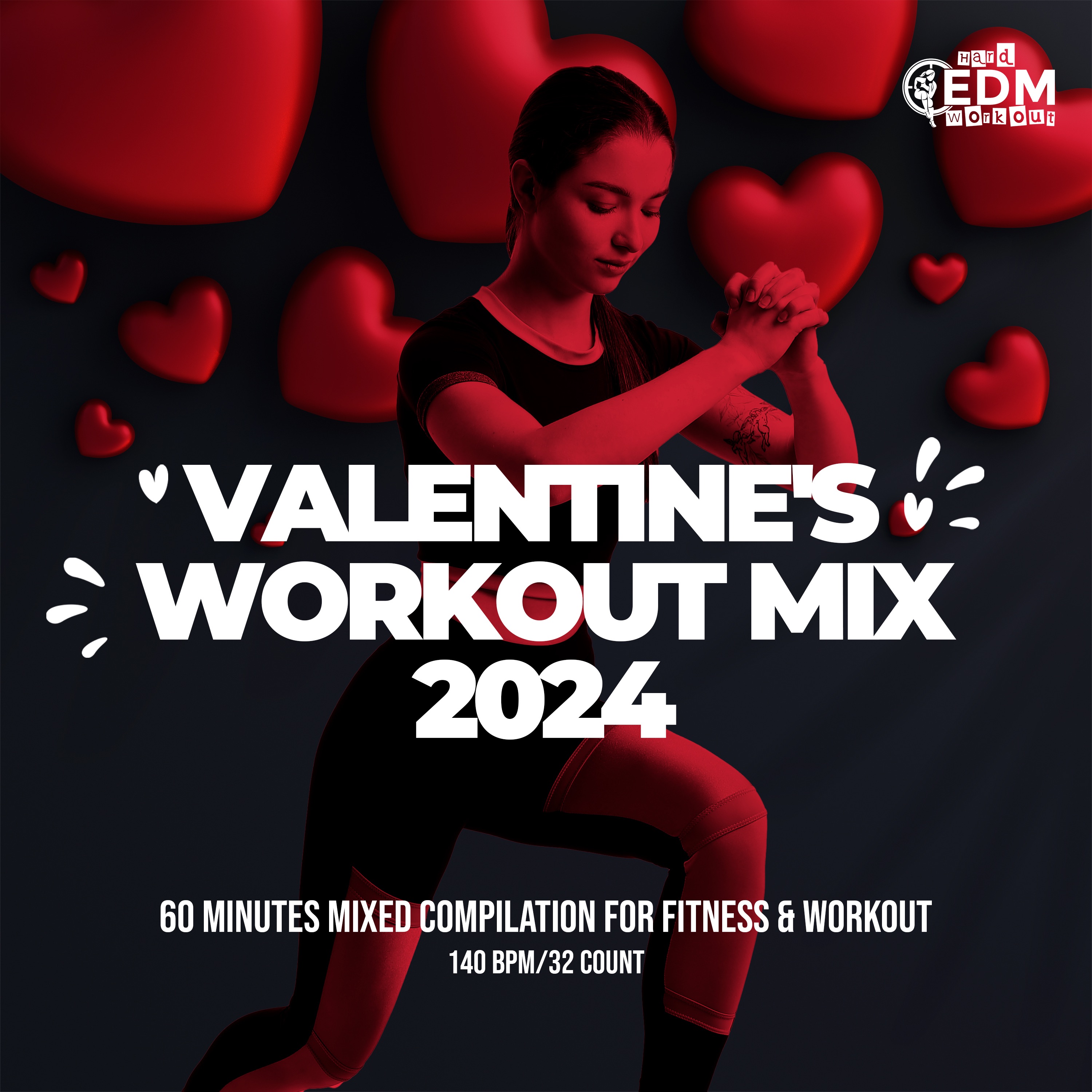 Valentine's Workout Mix 2024: 60 Minutes Mixed Compilation for Fitness & Workout 140 bpm/32 Count