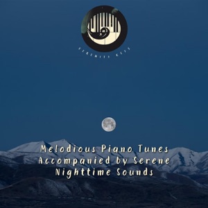 Melodious Piano Tunes Accompanied by Serene Nighttime Sounds