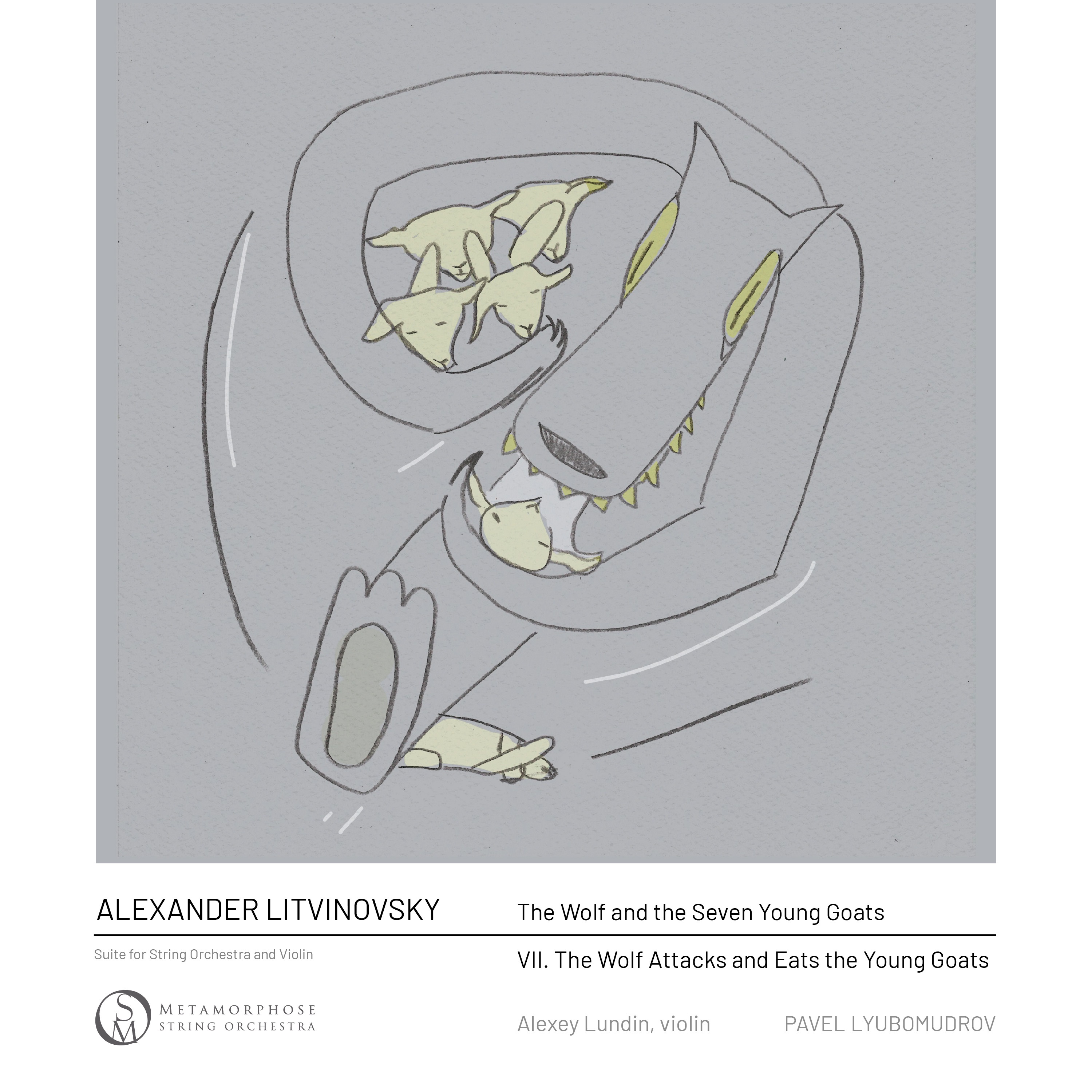 Litvinovsky: The Wolf and the Seven Young Goats: VII. The Wolf Attacks and Eats the Seven Young Goats - Single