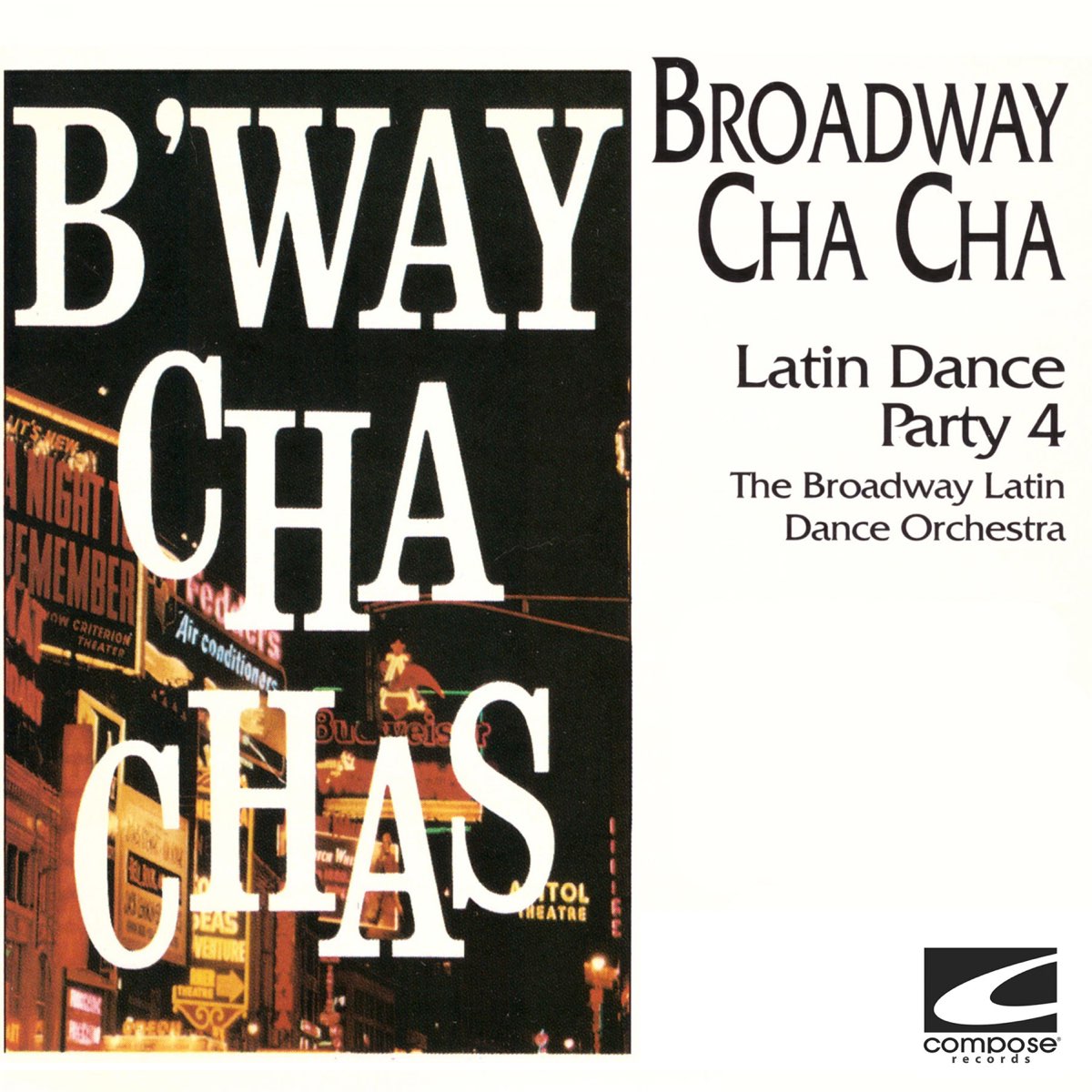 Broadway Cha Chas Latin Dance Party 4 Album by The Broadway