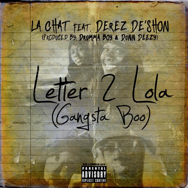 Letter 2 Lola (Gangsta Boo) [feat. Derez De'Shon] - Single