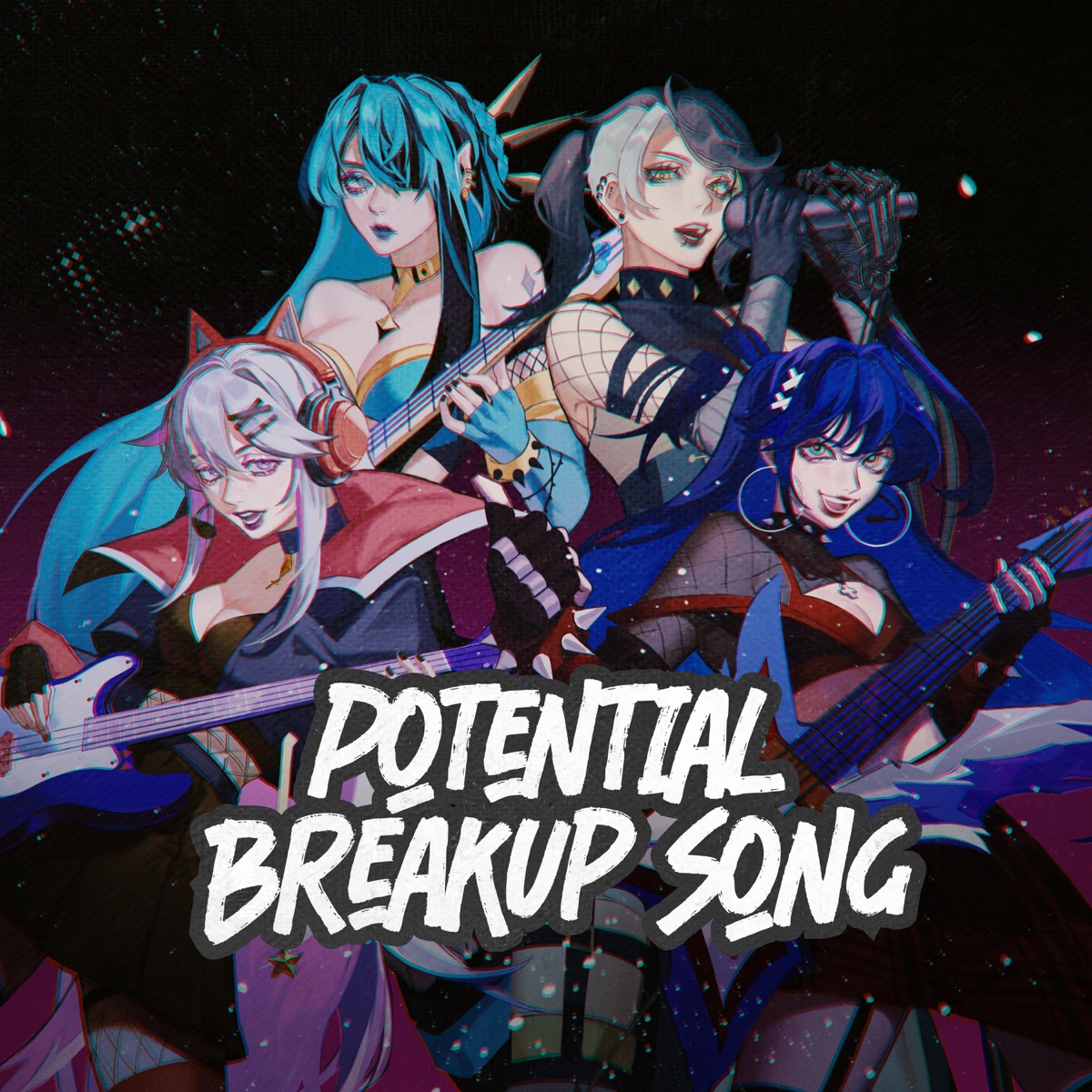 Potential Breakup Song (feat. Derivakat, Yuki, Isaa Corva, RIHSURI & Cartian) [Rock Version] - Single cover art