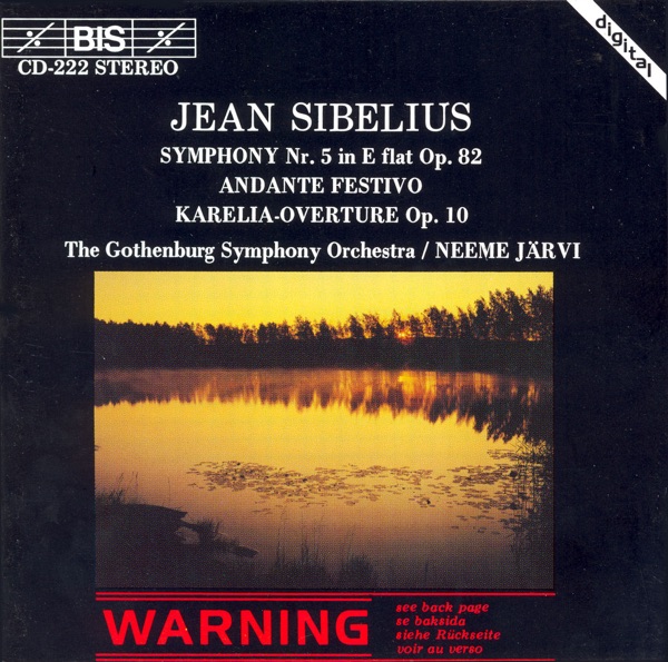 Sibelius: Symphony No. 5, Karelia Overture & Andante festivo