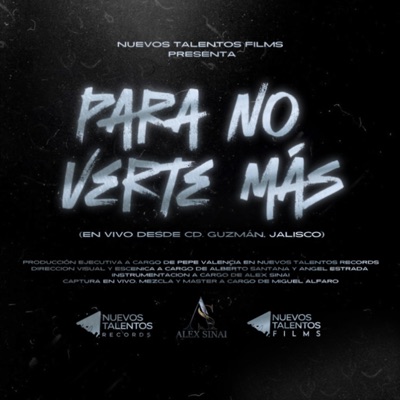 PARA NO VERTE MAS - Single