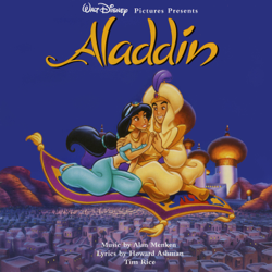 Aladdin (Original Motion Picture Soundtrack) - Alan Menken, Howard Ashman, Tim Rice, Brad Kane, Lea Salonga &amp; Robin Williams Cover Art