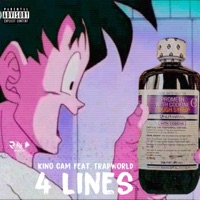 4 Lines (feat. Trapworld) - Single - King Cam
