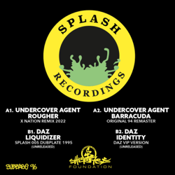 Splash Recordings 4 Track EP - Undercover Agent &amp; Daz Dillinger Cover Art