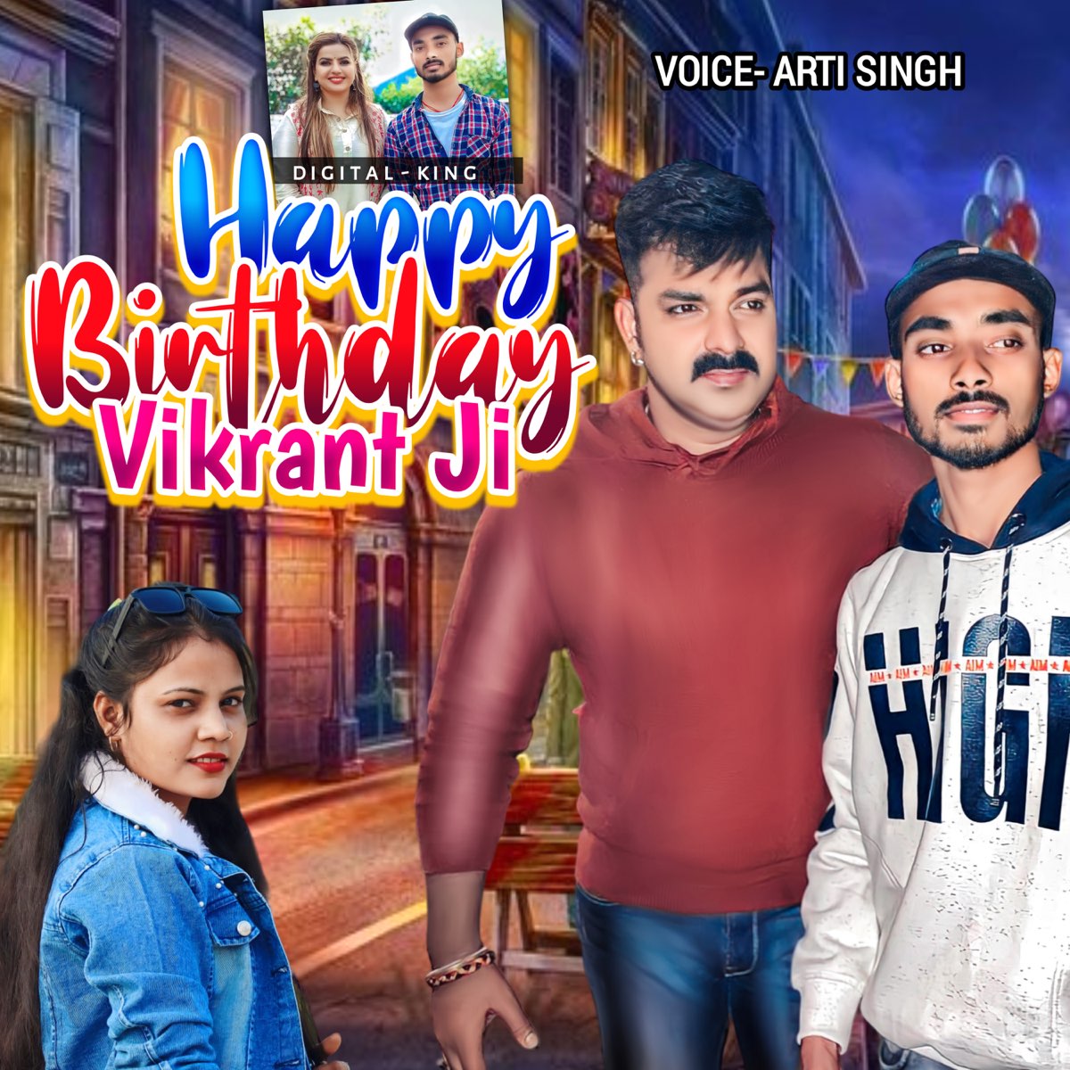 ‎Happy Birthday Vikrant Ji - Single - Album by Aarti Singh - Apple Music