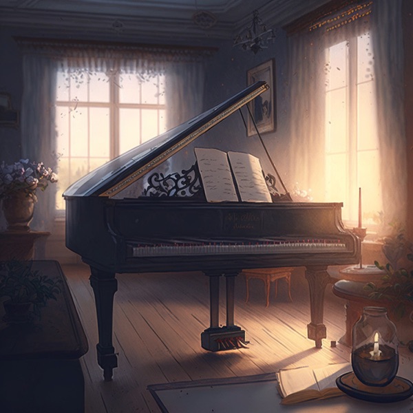 Brainwave Piano Sounds for Undisturbed Study State