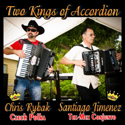 Two Kings of Accordion - Chris Rybak Cover Art
