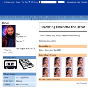 MySpace (feat. Omeretta the Great)