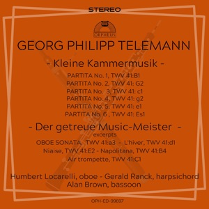 Telemann: Kleine Kammermusik, Die getreue Musik-Meister Selections
