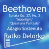 Klaviersonate No. 14 "Moonlight-Sonate", Op. 27 No. 2: Adagio Sostenuto (Quasi Una Fantasia) - Single