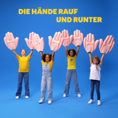 Die Hände rauf und runter