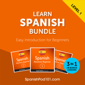 Learn Spanish Bundle - Easy Introduction for Beginners - Innovative Language Learning, LLC &amp; SpanishPod101.com Cover Art