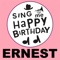 Happy Birthday Ernest - Sing Me Happy Birthday lyrics