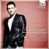 Mr. Corelli in London: Recorder Concertos, La Follia, after Corelli's op.5 artwork