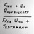 Free Will and Testament