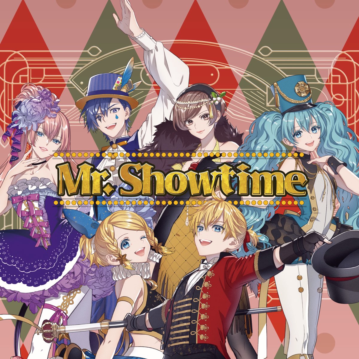 ‎Mr. Showtime (feat. Hatsune Miku, 鏡音リン, 鏡音レン, Megurine Luka, MEIKO ...